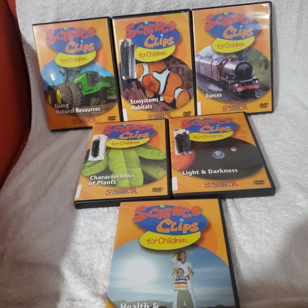 Science Clips for Children DVD Set Of 6